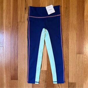 Girls NWT Fabletics size 6/7 Mini High Waisted Motion365 7/8 length Leggings NEW